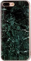 Apple iPhone 7 Plus Hoesje - Mobigear - Marble Serie - TPU Backcover - Groen - Hoesje Geschikt Voor Apple iPhone 7 Plus