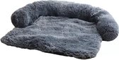 Honden mand - Mand - Hond - Bank - Stoel - Fauteuil - Beschermen - Donker grijs