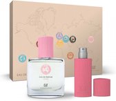 Fiilit Parfum - Kado Japan | Gift Box (Spray 50ml+WoodenCase Spray 11ml) - Kersen Bloesem, Friszoet (met Sample)