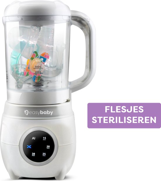 Easybaby® Steam Baby Blender, 4-in-1 Babyvoedingmaker - Verse Groente en Fruithap - Stomen, Blenden, Opwarmen en Ontdooien van Merkloos — afbeelding 3