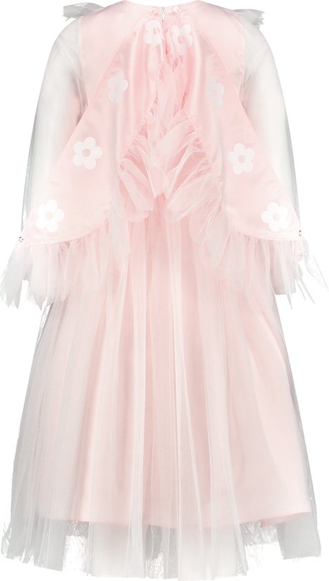 Princesse Robe Fille - Déguisements - Ailes d' Engel - Robe de Soirée Fille - 104/110(110) - Robe de Noël - Diadème - Baguette Magique -