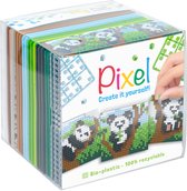 Pixelhobby Pixel Create it yourself kubus setje panda's