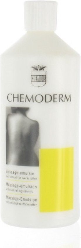 Chemoderm massage emulsie fles 500ML