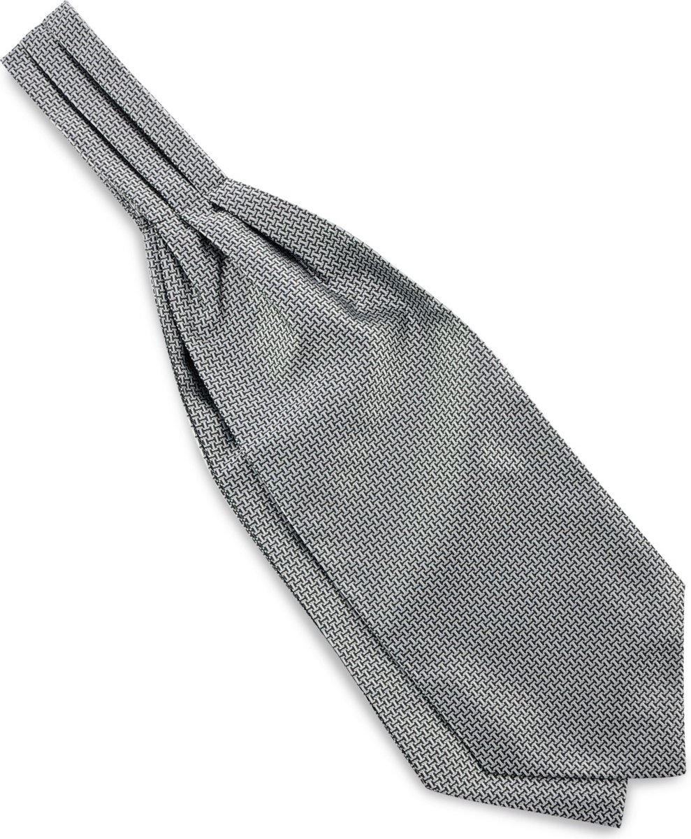 We Love Ties - Chokers - Ascot Motivo del Pilastro grijs - zwart / grijs