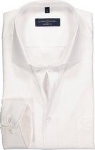 CASA MODA comfort fit overhemd - mouwlengte 72 cm - wit twill - Strijkvrij - Boordmaat: 46