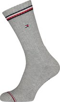 Tommy Hilfiger Iconic Sport Socks (2-pack) - heren sportsokken katoen - grijs -  Maat: 39-42
