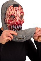 Carnival Toys Verkleedmasker Alien/horror Latex Grijs One-size
