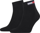 Tommy Hilfiger  Quarter 2-Pack Vlag Heren Sokken - Maat 39/42