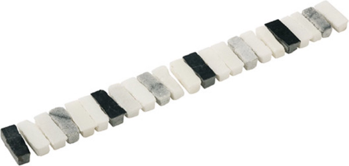 Listello Mini marblestick 2,5x25,0 cm -  Mix Prijs per 1 stuk. - Merkloos