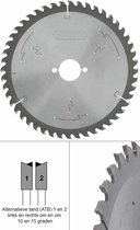 140mm, 48 tanden, asgat 20mm TCT Hout zaagblad