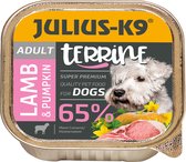 Julius K9 - Nourriture pour chien - Pâté - Nourriture Alimentation humide - Adulte - Agneau - 10 x 100g