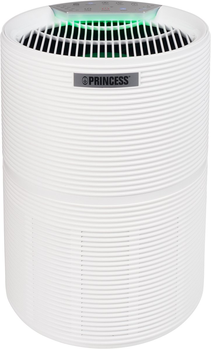 Princess Smart Luchtreiniger 356280 – Air Purifier - WiFi - Werkt tegen Hooikoorts, Allergie, Huisstofmijt, Stof - CADR 280 m³/uur - Vervangbare Hepa 13 filter - Luchtkwaliteit Indicator - App gestuurd - Inclusief Timer en Slaapstand — afbeelding 1