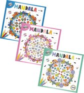 Mandala Kleurboeken pakket - 3 Kleurboeken - 70+ tekeningen
