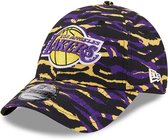 New Era LA Lakers Camo Print Purple 9FORTY Cap