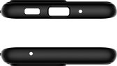 Samsung Galaxy A03S Zwart Siliconen Binnenkant Microvezel TPU Case – Camera Beschermer Stevige Back Cover Shockproof  Telefoon hoesje