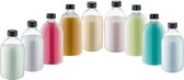 Scrubzout Rainbow - 650 gram - set van 10 verschillende geuren - Rozen, Vanille, Amandel, Eucalyptus, Lavendel, Opium, Appel-Kaneel, Fruity Melon, Hamam en Zen Moment