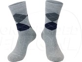 Thermo sokken - Klassiek Ruit - 6 Paar - Maat 39-42