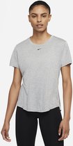 Nike One Dri Fit T-Shirt Dames - kleur grijs - maat L