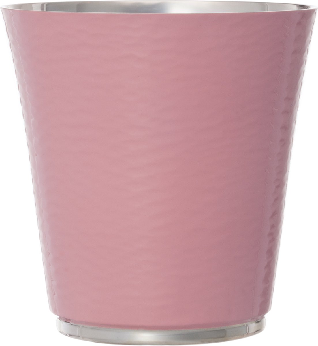 Goedkoopste Daniel Crégut doopbeker Roze gelakt - verzilverd metaal - Ø 7 cm H 7.3 cm