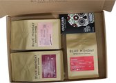 Brievenbus cadeau - koffie kado - koffie pakket - koffiebonen - chocolade - proefpakket - brievenbuspakket - geschenk - bedankje - valentijn