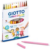 Giotto Feutres Turbo Color Junior Teintes De La Peau 12 Pièces