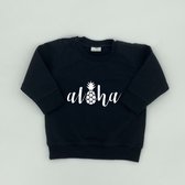 Baby Sweater - Aloha - Zwart - Maat 68