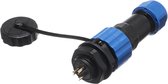 Male + socket - Waterdichte kabelverbinder - 3 aderig - IP68