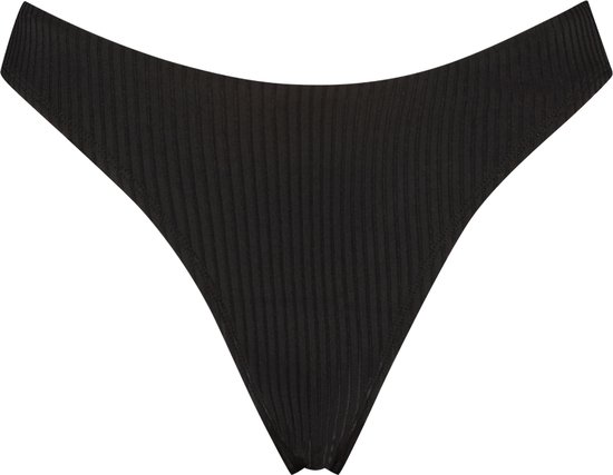 WALLIEN - Dames Bikini Broekje V - Black Ocean - Zwart | bol.com