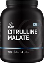 Pure. Citrulline Malate - 500gr - aminozuren - 2:1 verhouding - citrulline malaat - poeder - 166 porties