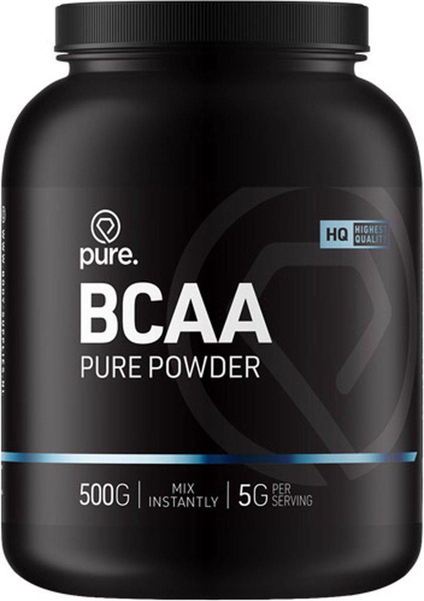 Goedkoopste Pure. BCAA Pure Powder - 500gr - sportsupplement - poeder - 2 1 1 verhouding - aminozuur