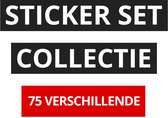 75 sticker mix | psv | Eindhoven | voetbal |Stickers