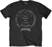 Pantera Heren Tshirt -M- 25 Years Trendkill Zwart