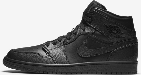 Sneakers Nike Air Jordan 1 Midden Zwart - Streetwear - Volwassen | bol