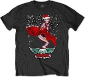 Aerosmith Heren Tshirt -2XL- Robo Santa Zwart