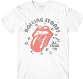 The Rolling Stones Heren Tshirt -L- Aero Tongue Wit