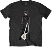 Prince Heren Tshirt -S- W2A White Guitar Zwart