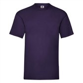 Fruit of the Loom - 5 stuks Valueweight T-shirts Ronde Hals - Donker Paars - L