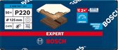 Bosch 2608901121 EXPERT Schuurvel C470 Best for Wood and Paint - 125mm - K220 - 8 gaten (50st)