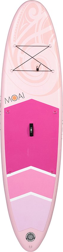 MOAI 10'6 womens pakket (Roze) - Opblaasbare supboard - 15PSI - Allround - 320cm - 260 liter - compleet pakket
