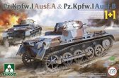 1:35 Takom 2145 Pz.Kpfw.I Ausf.A & Pz.Kpfw.I Ausf. B (1+1 Tank) Plastic kit