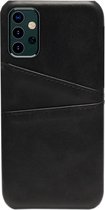 ADEL Kunstleren Back Cover Pasjes Hoesje Geschikt voor Samsung Galaxy A32 (5G) - Zwart