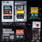 Tactical Foodpack 1 Meal Ration Foxtrot (331g) - Maaltijdpakket 1 warme maaltijd en snacks - 1309 kcal - buitensportvoeding - vriesdroogmaaltijdpakket - survival eten - prepper - c