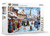 Puzzle Rebo 2000 pièces - Place du village
