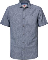 Petrol Industries Miniprint shortsleeve shirt Heren - Maat XXXL