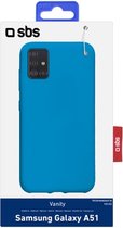 Samsung Galaxy A51 Hoesje - SBS - Vanity Serie - TPU Backcover - Blauw - Hoesje Geschikt Voor Samsung Galaxy A51