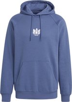 adidas Originals 3D Trefoil Hood Sweatshirt Mannen Blauwe L