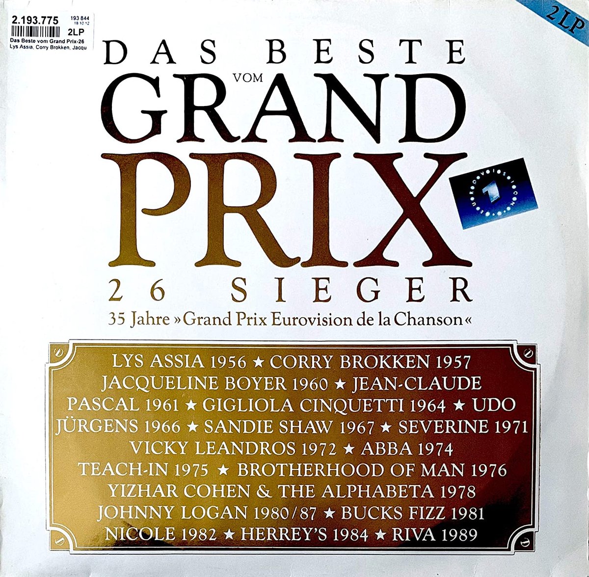 Das Beste vom Grand Prix - 26 Sieger aus 35 Jahren "Grand Prix Eurovision de la Chanson"