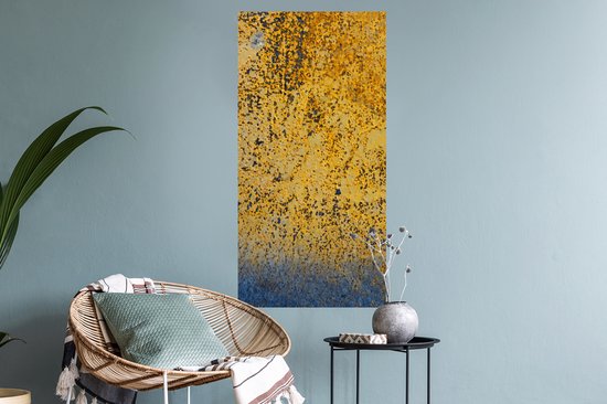 Stickers muraux - Film autocollant - Rouille - Or - Acier - 40x80 cm - Film adhésif - Stickers muraux Chambre d'enfant - Papier peint autocollant