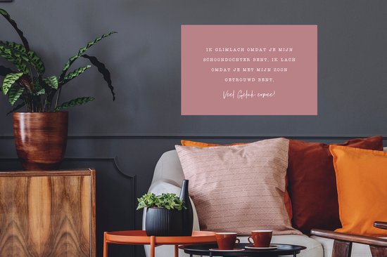 Stickers Stickers muraux - Mariage - Proverbes - Belle-fille - 60x40 cm - Feuille adhésive