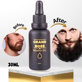 Grand Boss baardolie voor baard - Baardgroei olie - Baardverzorging - Beard oil - Snel resultaat - 30ml